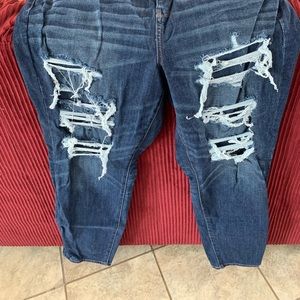 American Eagle distressed jeans 18 Next level stretch hi rise jeggings